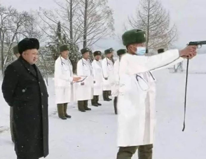 Trning doktorov v Severnej Krei na lieenie koronavrusu